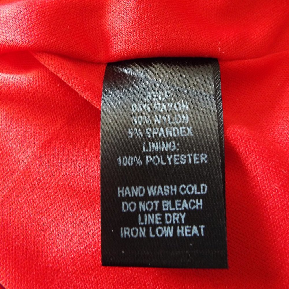 Lulu’s Sheer Factor Red Mesh Skater Dress Fit & Flare Half Sleeve Size Medium - Picture 9 of 9